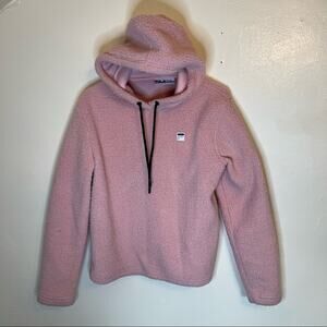 FILA Pink Sherpa Hoodie